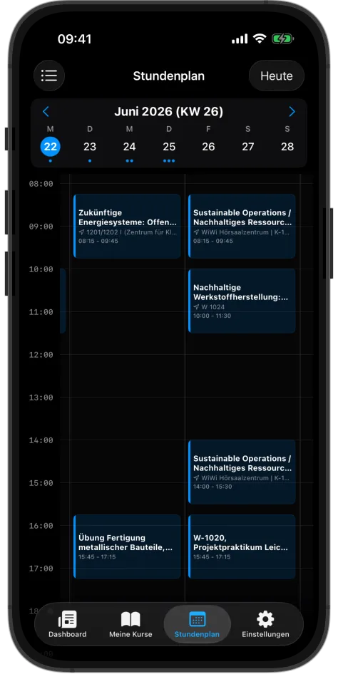 AuxCampus Stundenplan